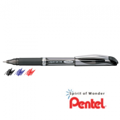 Liquid Gel Pen 1.0mm Pentel Pen, red, blue, black,