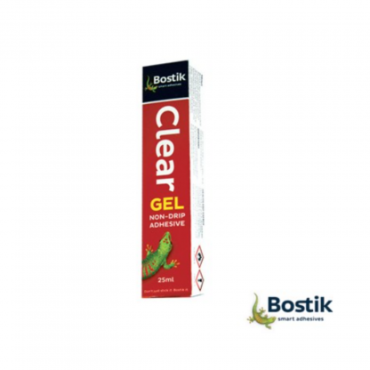 Stationery Wholesalers| Bostik Clear Gel Non Drip Adhesive , Glue 25 ML