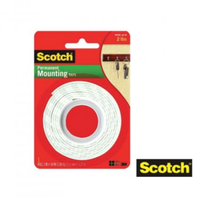Stationery Wholesalers| Scotch ,Permanent Mounting tape, White Tape , Indoor Mounting Tape