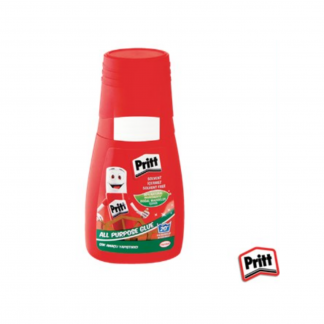 Stationery Wholesalers |all purpose glue, adhesive, clear glue, 2way applicator, 50g , red bottle pritt