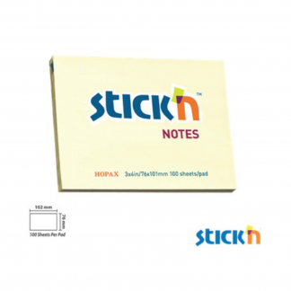 Stationery Wholesalers| Stickn Notes , Sticky Notes, Notes , Pastel Notes, Notes TO Stick, White Box ,100 Sheets, Hopax Notes