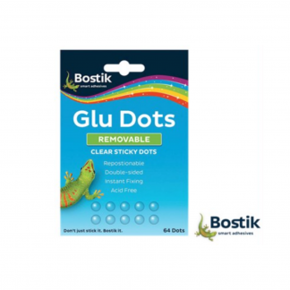 Stationery Wholesalers |removable glue dots, Bostik glue dots, clear sticky dots,
