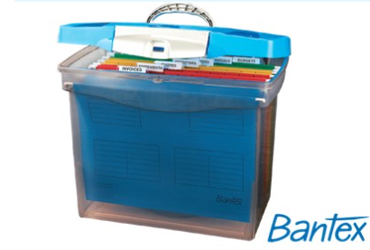 Stationery Wholesalers | portable suspension box, file holder, blue, black, red,