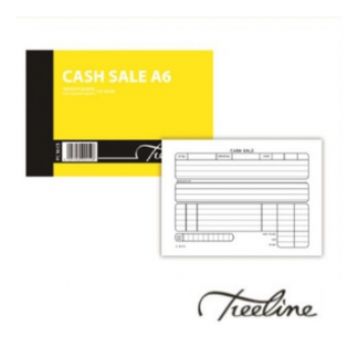 Stationery Wholesalers |cash sale A6, treeline, carbon paper, 100pg, duplicate
