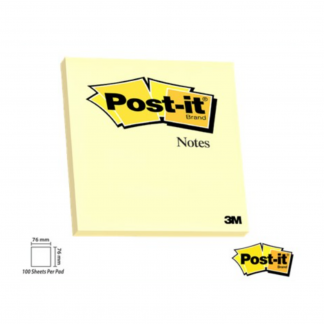 Stationery Wholesalers| Post-it Notes , Pastel yellow notes, 100 Sheets