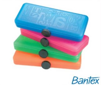 Stationery Wholesalers| Bantex , MCJunior Pencil Case, Twist Lock, Pink ,Blue , green,