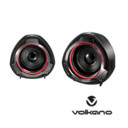 Volakano Speakers, sound, black, red, Stationery Wholesalers